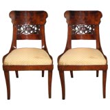 PAIR OF RUSSIAN CHAIRS