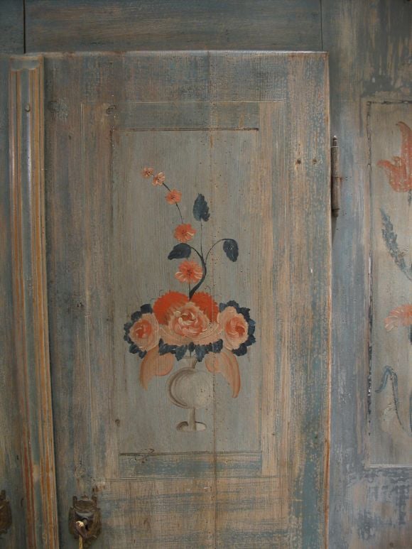 Painted Swedish Armoire