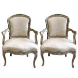 PAIR OF VENETIAN ARMCHAIRS