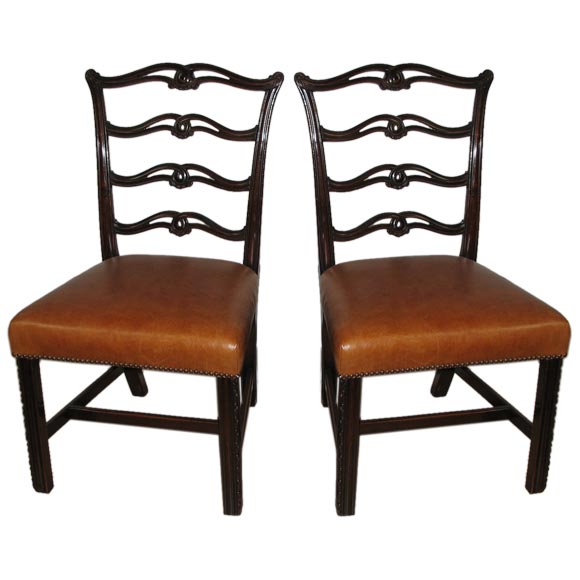 Pair of Ladderback Chairs