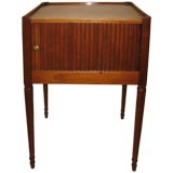 Fruitwood Tambour Door Table
