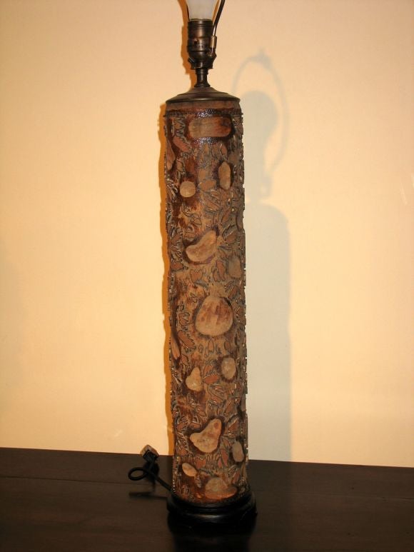 Wall Paper roll lamp