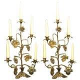 Vintage Pair of French Candelabra