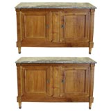 Pair of Early 19th Century Directoire Fruitwood Commodes