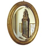 Louis Phillipe Early 19th Century Oval Mirror