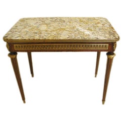 Third Quarter 19th Century Louis XVI Style Walnut Veneered Table