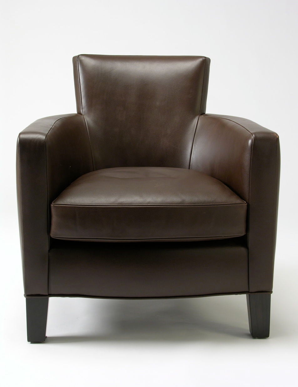 Christian Liaigre leather Armchairs 3