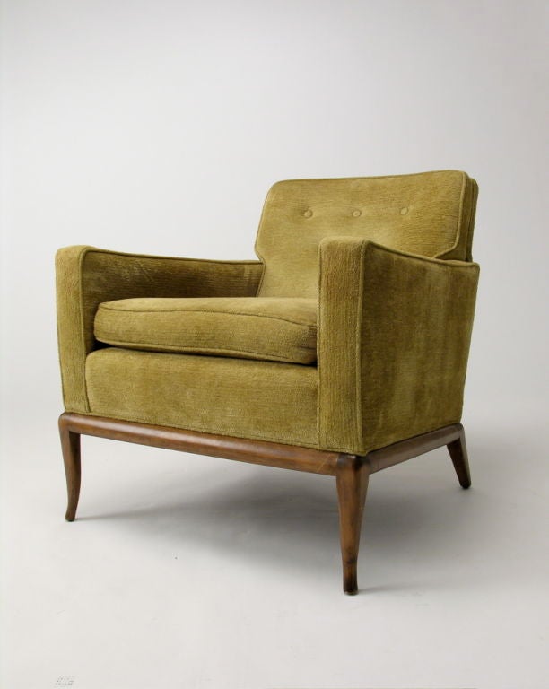 Walnut Pair of T.H. Robsjohn-Gibbings  Lounge chairs