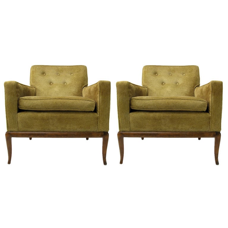 Pair of T.H. Robsjohn-Gibbings  Lounge chairs