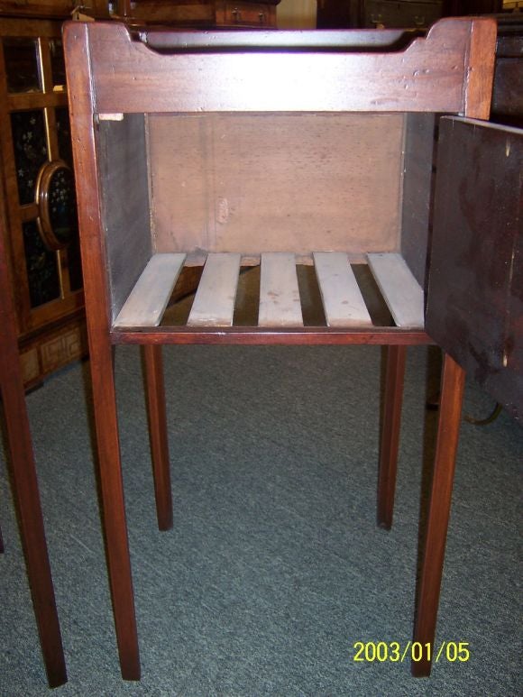 Antique Pair of Georgian MahoganyNightstands