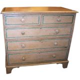 Antique Painted Regency Chest of Drawers