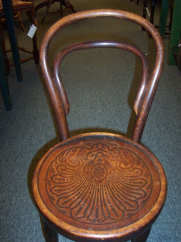 Antique Child's Bentwood Chair at 1stDibs