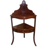 Antique Georgian Mahogany Corner Table