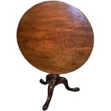 Period Mahogany One-Board Tilt-Top Table