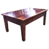 Antique French Fruitwood Coffee Table