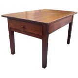 Vintage French Cherry Small Coffee Table