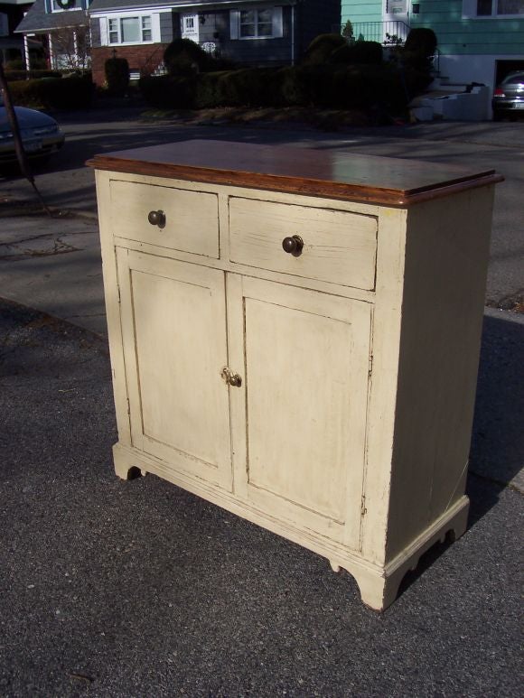Antique French Painted Buffet