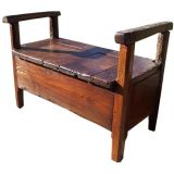 Small Antique French Bench