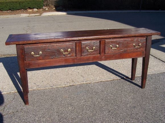 Antique  French Cherry Server