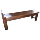 Antique French Bench with One Arm