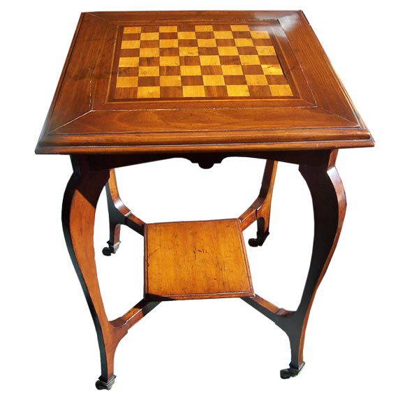 Antique Chess Table