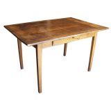 Antique French Pine Desk in Old Paint