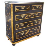 Antique Decoupaged Chest of Drawers