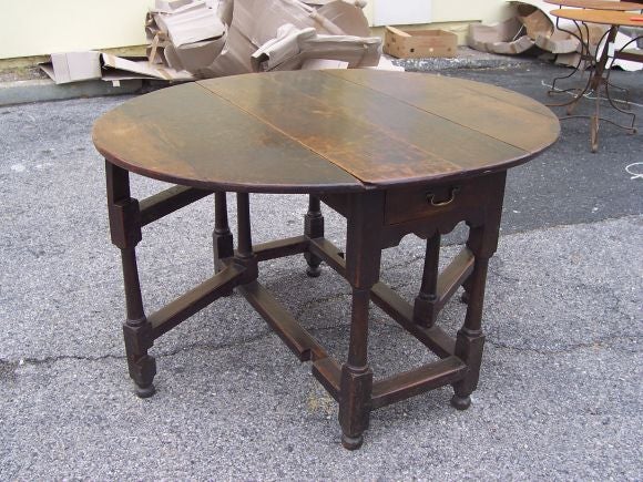Period Oak Gateleg Table