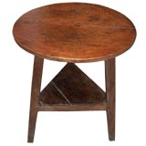 Antique Period Welsh Pine Cricket Table