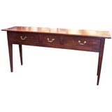 Antique Oak Country French Server