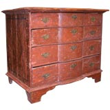 Early Dutch original-paint chest of drawers
