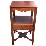 Antique Mahogany Two-Tier Table