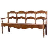 Fruitwood  4 seat French Bench