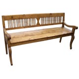 Antique French PIne Bench