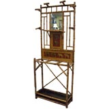 Antique Bamboo Hall Stand