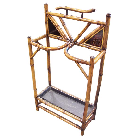 Antique Bamboo Umbrella Stand at 1stDibs