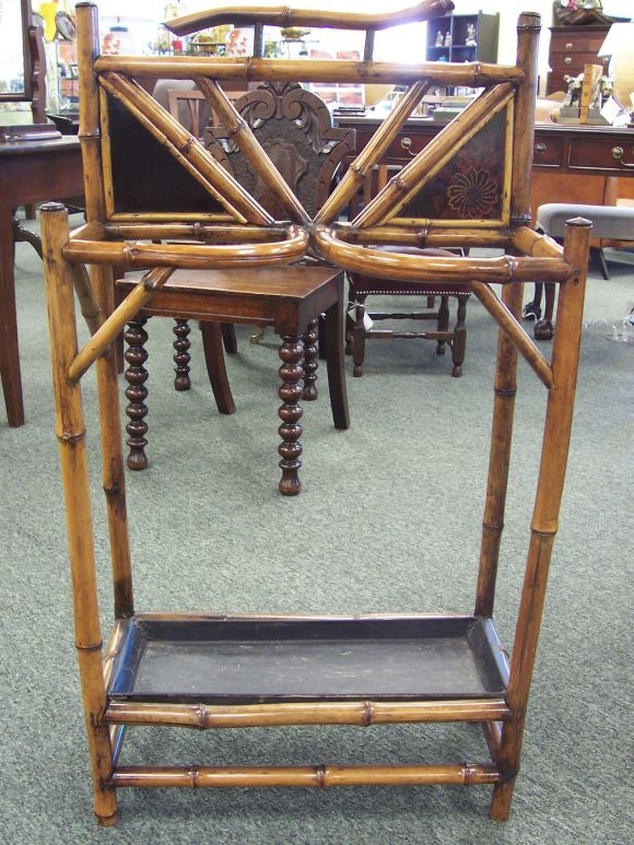 Antique Bamboo Umbrella Stand at 1stDibs