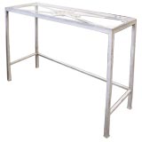 Antique Grille Set into a New Painted Base