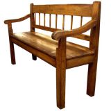 Antique French Pine Bench