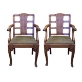 Pair of Vintage Ocean-Liner Chairs