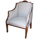 Antique Adams-Style Hand Painted Satinwood Chair