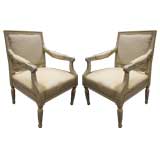Pair of Antique Swedish Occasional Chairs
