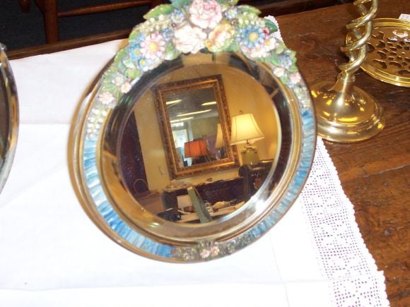 We have a large variety of Barbola mirrors ranging in size and price $270-$375.  Please call 914 381 0650 for information, or email shop@briggshouse.com