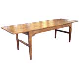 Long Antique French Cherry Table
