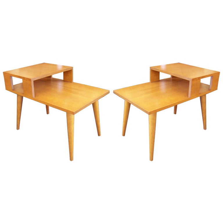Pair of Russel Wright End Tables