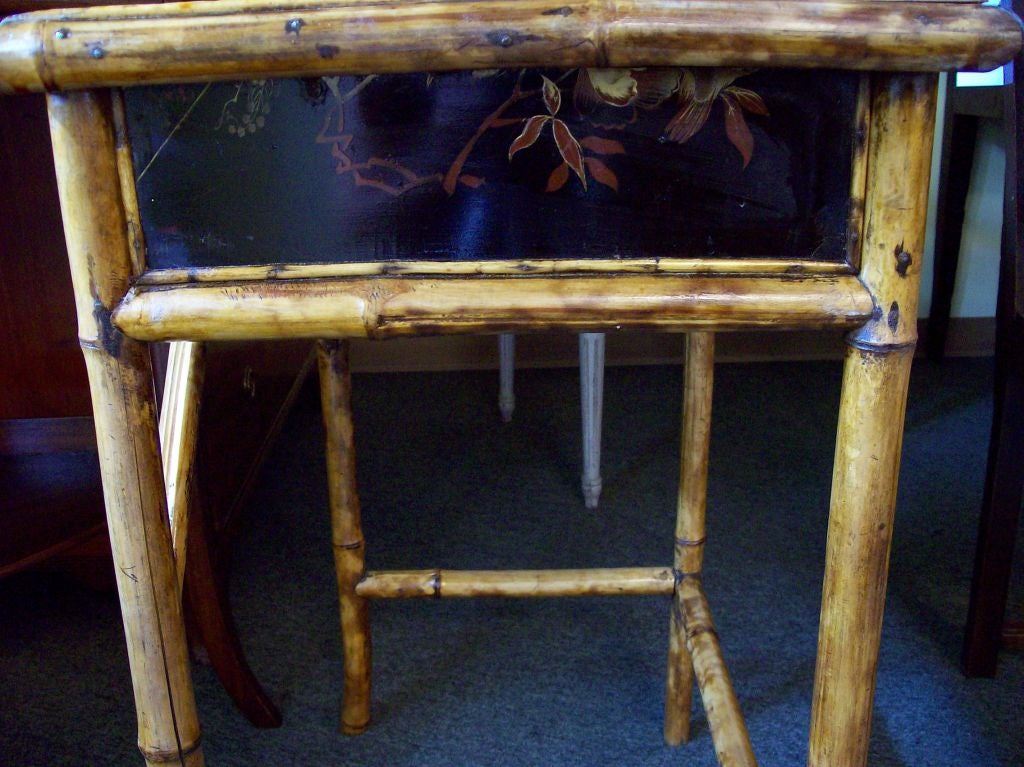 19th Century Small Antique Bamboo Desk
