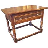 Antique Small French  Rustic Table
