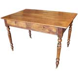 Antique French Cherry Writing Table