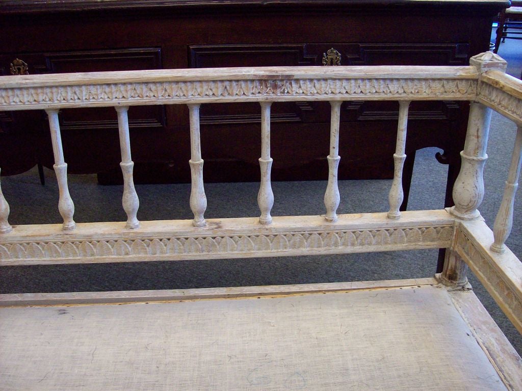Swedish Antique Period Gustavian Sofa