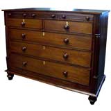 Antique Welsh Oak and Mahogany Chest of Drawers
